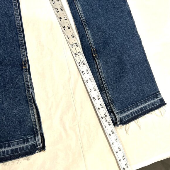 Free People Womens Jeans‎ 26 High Rise Flare Button Fly Split Hem NWT - Picture 5 of 11